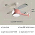 Cartoon LED Ceiling Lamp Helicopter Fan Chandelier for Children&