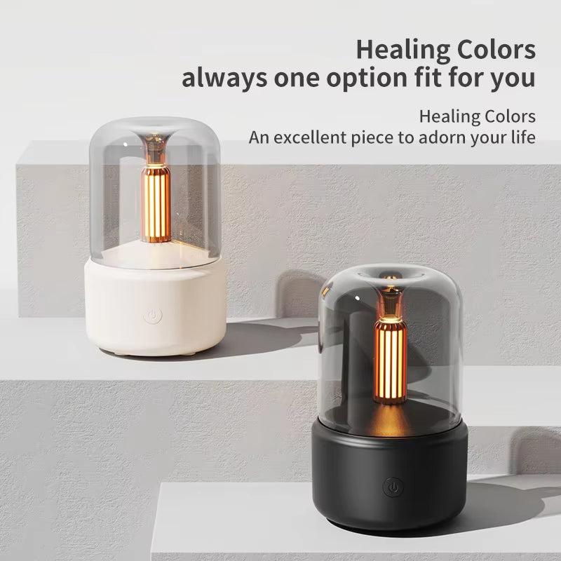 Creative Candlelight Aromatherapy Machine Usb Plug-In Desktop Ambience Candlelight Home Aromatherapy Humidifier