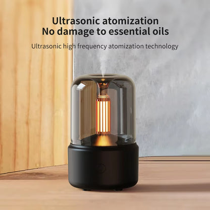 Creative Candlelight Aromatherapy Machine Usb Plug-In Desktop Ambience Candlelight Home Aromatherapy Humidifier